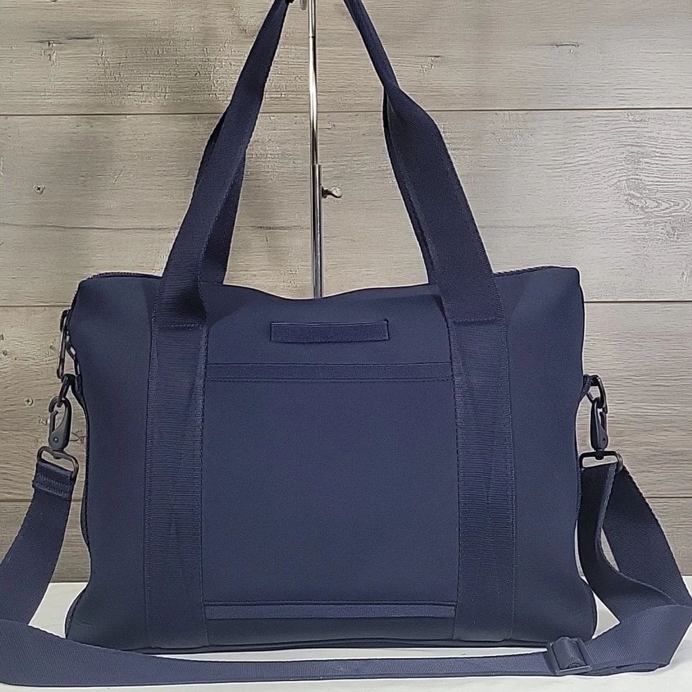 Dagne Dover Navy Blue Laptop Crossbody Business Bag